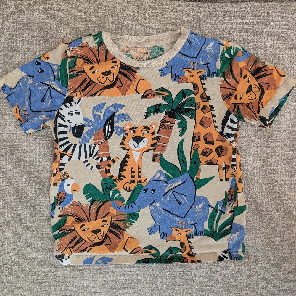 Kids animal safari shirt